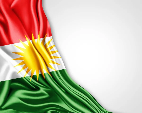 Tanda Kurdistan Dengan Salinan Spasi Untuk Teks Anda Ilustrasi — Stok Foto