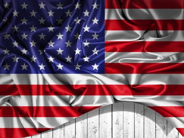 Bandera Usa Con Espacio Copia Para Texto Imágenes — Foto de Stock