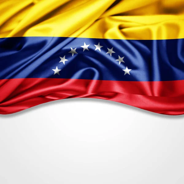 Fahne Von Venezuela Mit Kopierplatz Für Ihren Text Illustration — Stockfoto
