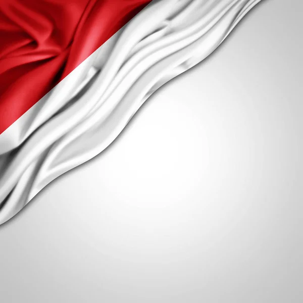 印度尼西亚的标志与您的文本的拷贝空间 — 图库照片