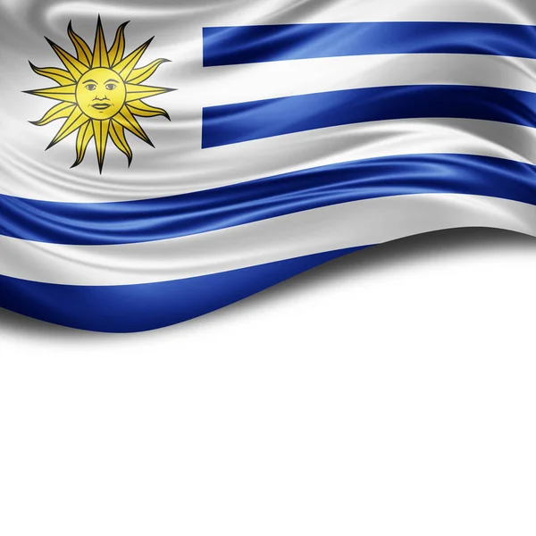 Bandera Uruguay Con Espacio Para Copiar Texto Ilustración —  Fotos de Stock