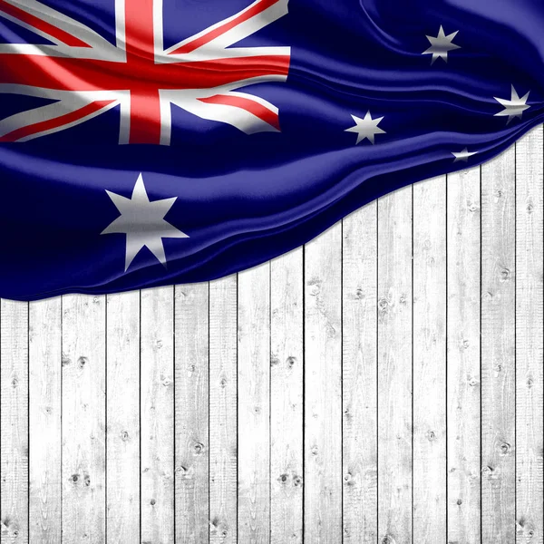 Flaga Australii Kopia Miejsce Twój Tekst Ilustracje — Zdjęcie stockowe