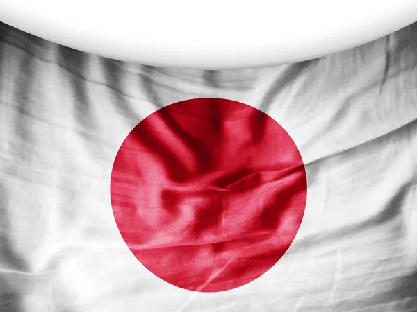 Bandera Japón Con Espacio Copia Para Texto Ilustración — Foto de Stock