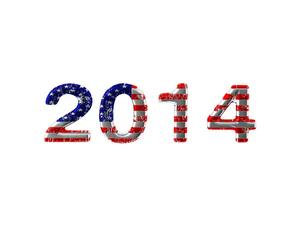 2014 Usa Flag Copy Space Your Text Images — Stock Photo, Image