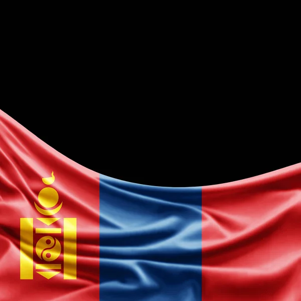Flag Mongolia Copy Space Your Text Illustration — Stock Photo, Image