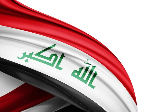 Flagge Von Irak Mit Kopierplatz Für Ihren Text Illustration — Stockfoto