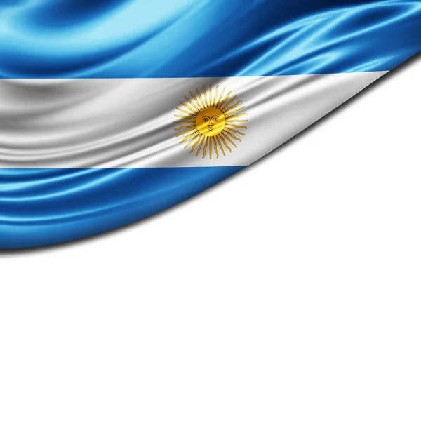 Bandera Argentina Con Espacio Copia Para Texto Ilustración — Foto de Stock