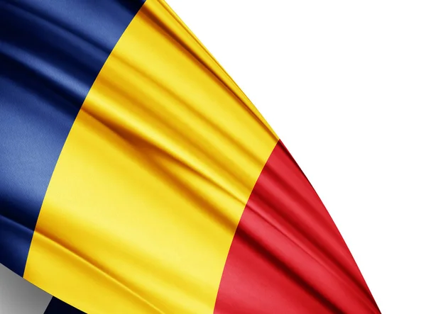 Vlag Van Roemenië Met Kopie Ruimte Voor Tekst Illustratie — Stockfoto