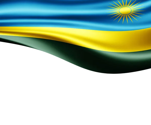 Прапор Руанди Копією Простір Вашої Ілюстрації Тексту — стокове фото