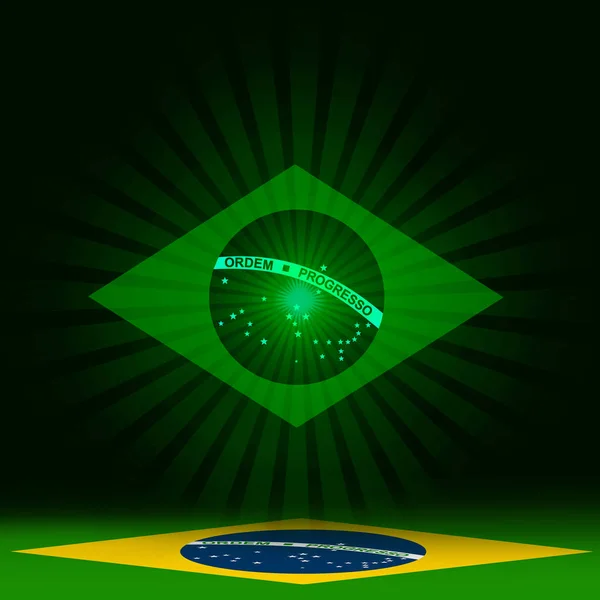 Bandeira Brasil Resumo Fundo — Fotografia de Stock