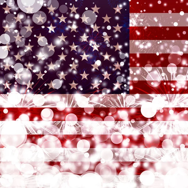Flaga Usa Kopia Miejsce Twój Tekst Ilustracje — Zdjęcie stockowe