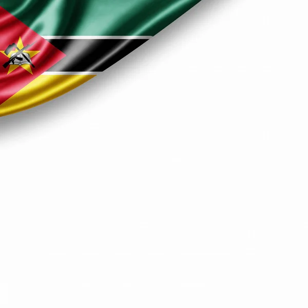 Flagge Von Mosambik Mit Kopierplatz Für Ihren Text Illustration — Stockfoto