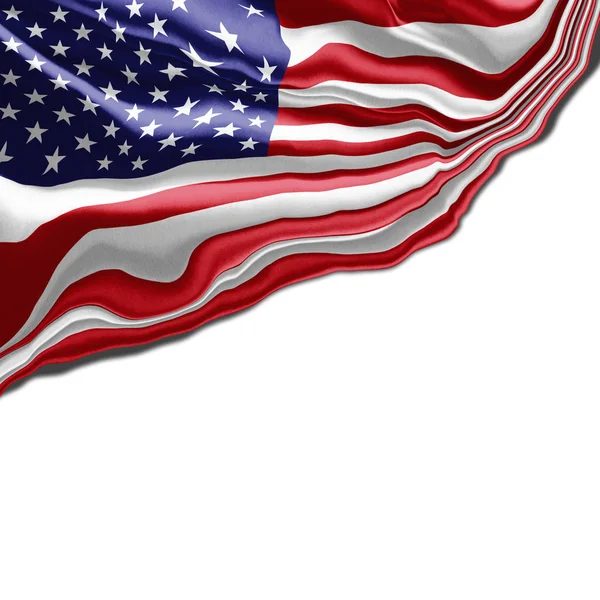 Usa Vlag Met Kopie Ruimte Voor Tekst Afbeeldingen — Stockfoto