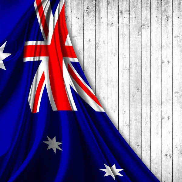 Bandera Australia Con Espacio Copia Para Texto Ilustración —  Fotos de Stock