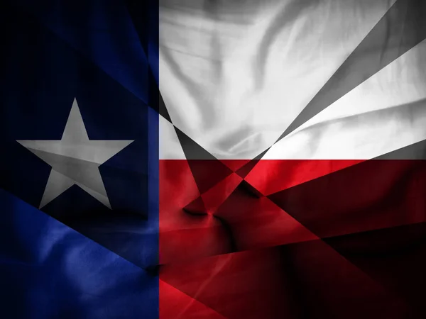 Texas Zászlót Másol Hely Szöveg Vagy Képek — Stock Fotó