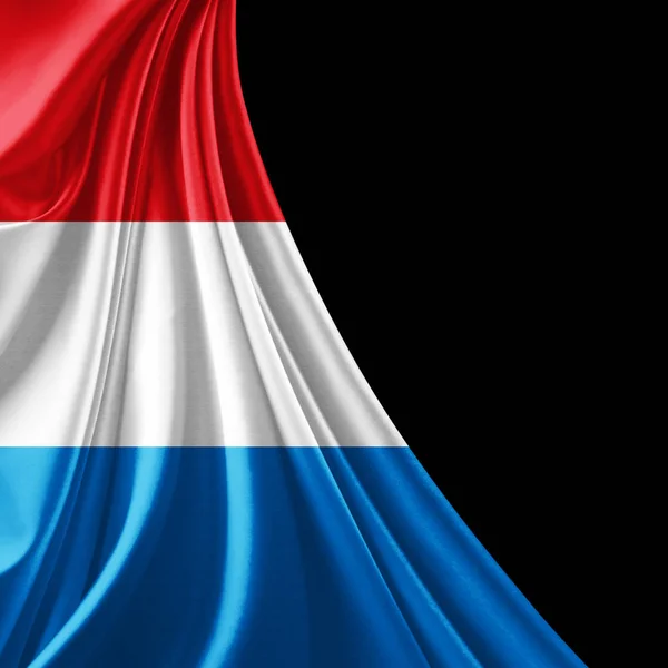 Flaga Luksemburga Kopia Miejsce Twój Tekst Ilustracje — Zdjęcie stockowe
