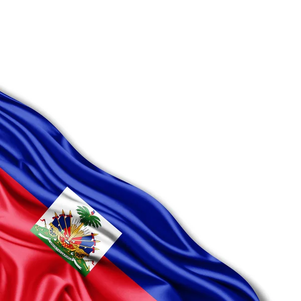 Σημαία Της Αϊτής Αντίγραφο Χώρο Για Κείμενο Απεικόνιση — Φωτογραφία Αρχείου
