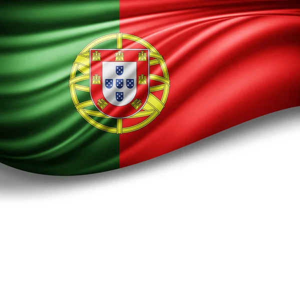 Portugalská Vlajka Kopií Prostor Pro Ilustraci Textu — Stock fotografie