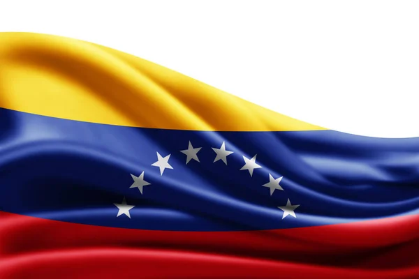 Vlag Van Venezuela Met Kopie Ruimte Voor Tekst Illustratie — Stockfoto
