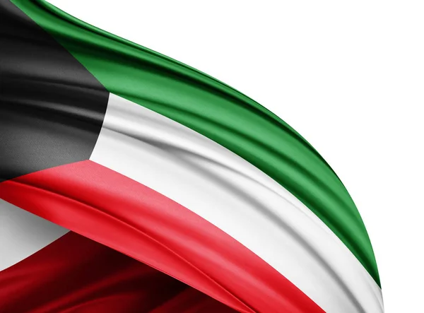 Flag Kuwait Copy Space Your Text Illustration — Stock Photo, Image