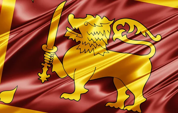 Flagge Von Sri Lanka Mit Kopierplatz Für Ihren Text Illustration — Stockfoto