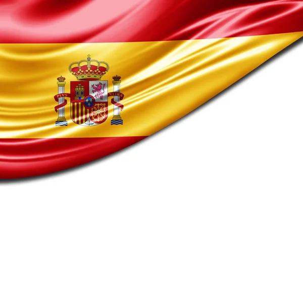 Bandera España Con Espacio Copia Para Texto Ilustración — Foto de Stock