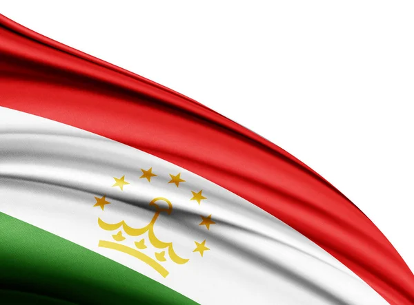 Flag Tajikistan Copy Space Your Text Illustration — Stock Photo, Image