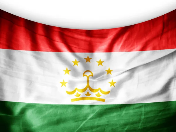 Bandera Tayikistán Con Espacio Copia Para Texto Ilustración — Foto de Stock