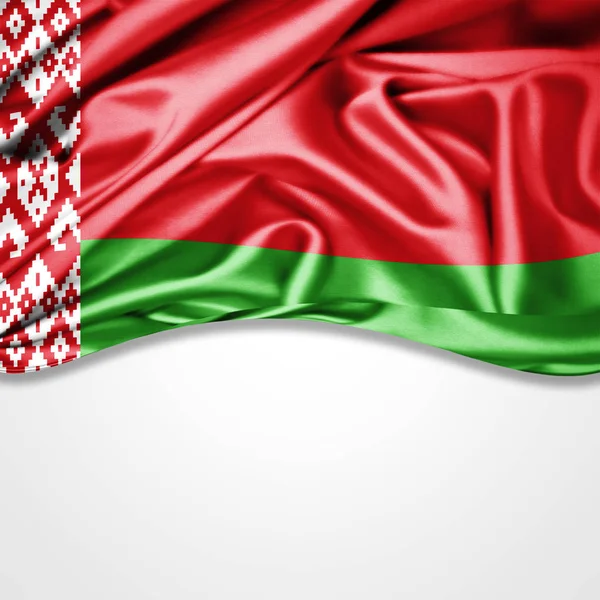 Bandeira Bielorrússia Com Espaço Cópia Para Seu Texto Ilustração — Fotografia de Stock