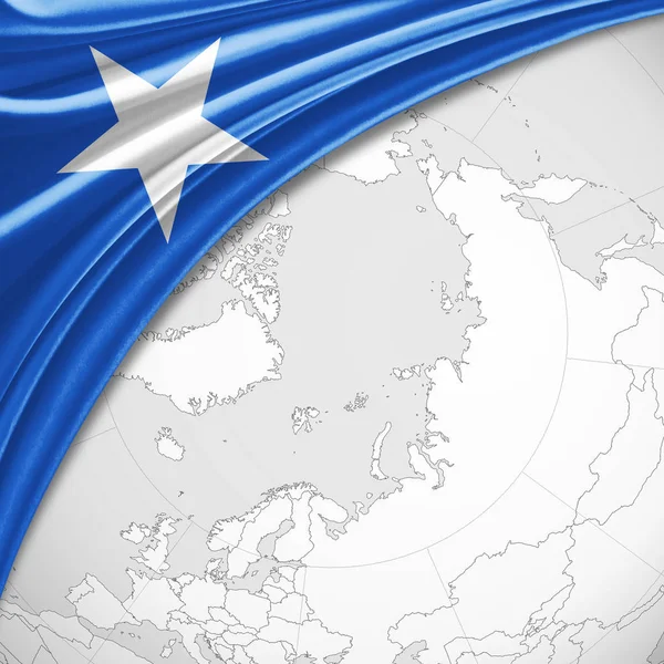 Flagge Somalias Mit Kopierplatz Für Ihren Text Illustration — Stockfoto