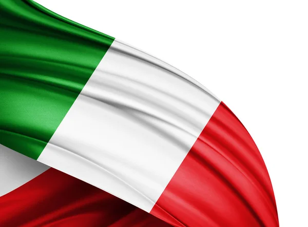 Bandera Italia Con Espacio Copia Para Texto Ilustración —  Fotos de Stock