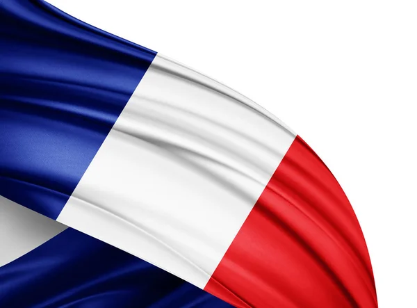 Bandera Francia Con Espacio Copia Para Texto Ilustración —  Fotos de Stock