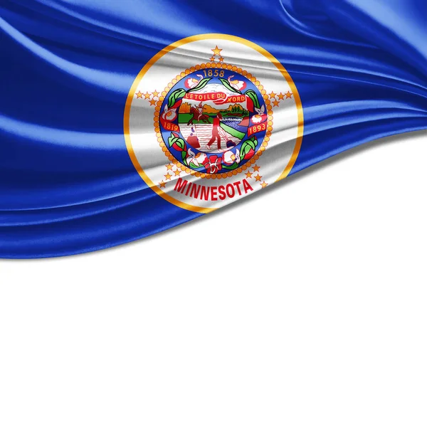 Прапор Міннесоти Копією Простір Тексту Або Зображення — стокове фото
