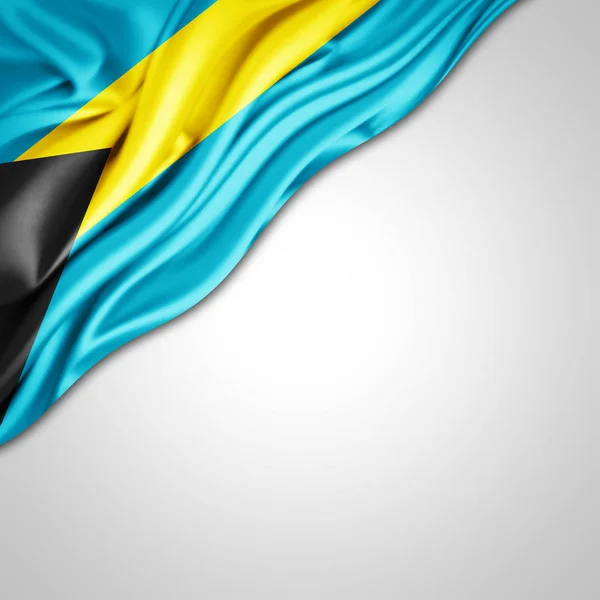 Flag Bahamas Copy Space Your Text Illustration — Stock Photo, Image