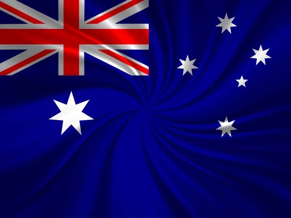 Bandera Australia Con Espacio Copia Para Texto Ilustración — Foto de Stock