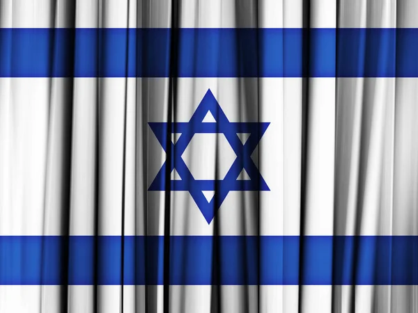 Israel Flagge Mit Kopierplatz Für Ihren Text Illustration — Stockfoto