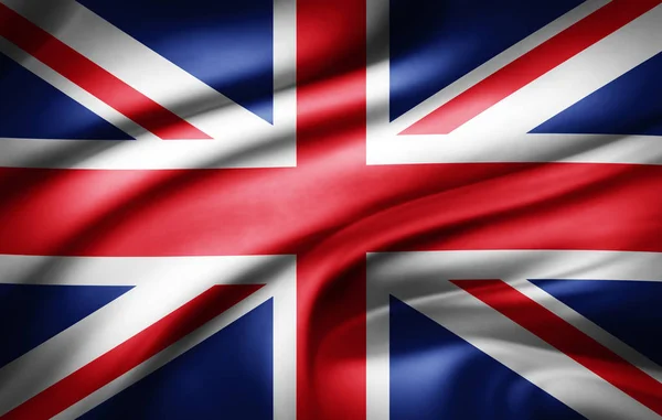 Bandera Reino Unido Con Espacio Para Copiar Texto Ilustración — Foto de Stock