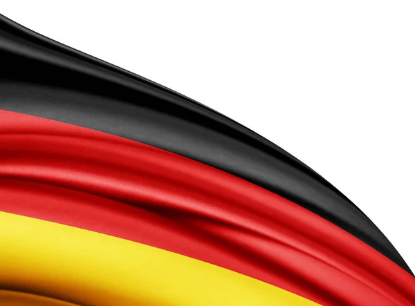 Bandera Alemania Con Espacio Copia Para Texto Ilustración — Foto de Stock