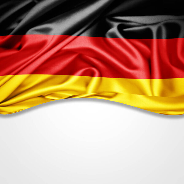 Flag of Germany  with copy space for your text  - 3D illustration    