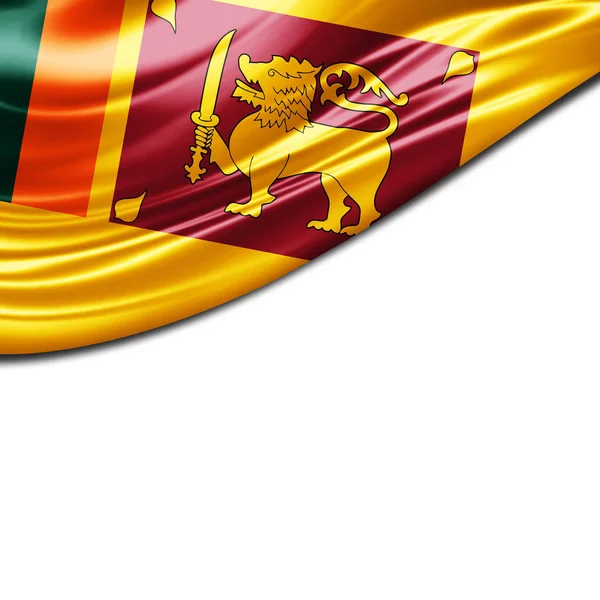 Bandeira Sri Lanka Com Espaço Cópia Para Seu Texto Ilustração — Fotografia de Stock