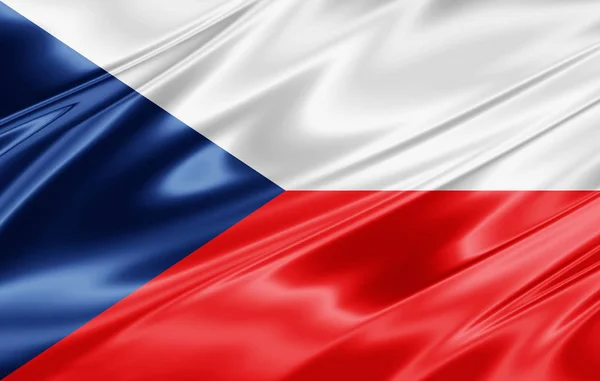 Flag Czech Republic Copy Space Your Text Illustration — Stock Photo, Image