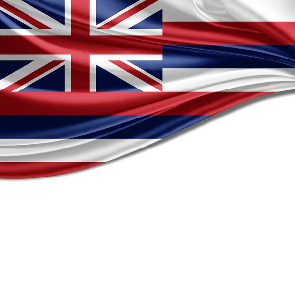 Bandeira Havaí Com Espaço Cópia Para Seu Texto Ilustração — Fotografia de Stock