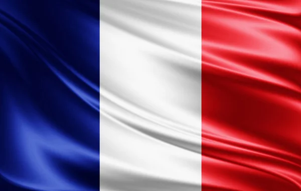 テキスト イラストのコピー スペースを持つフランスの旗 — ストック写真
