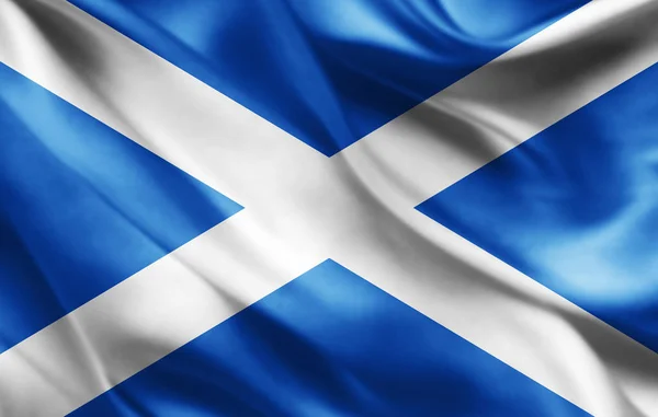 Flag Scotland Copy Space Your Text Illustration — Stock Photo, Image