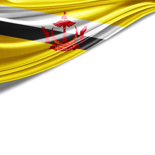Flagge Von Brunei Mit Kopierplatz Für Ihren Text Illustration — Stockfoto