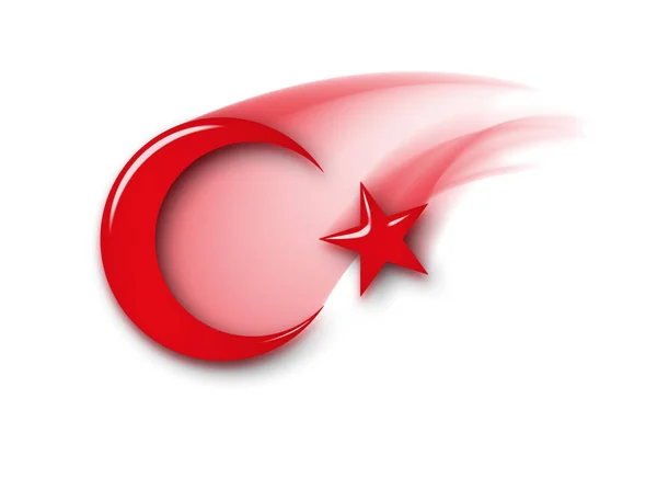 Turkey Flag Copy Space Your Text Images — Stock Photo, Image