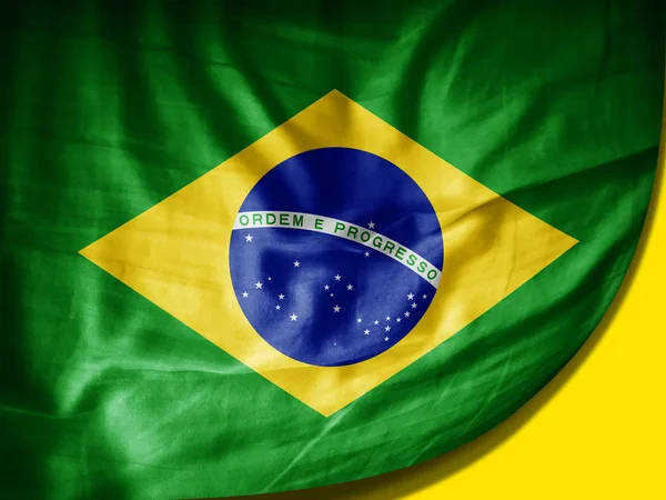 Brazil Flag Copy Space Your Text Images — Stock Photo, Image