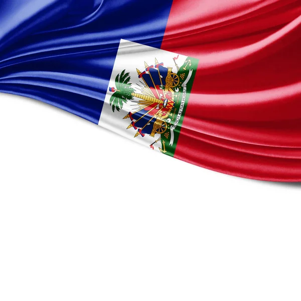 Haiti Flagga Med Kopia Utrymme För Din Text Illustration — Stockfoto