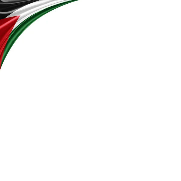 Bandera Palestina Con Espacio Copia Para Texto Ilustración —  Fotos de Stock