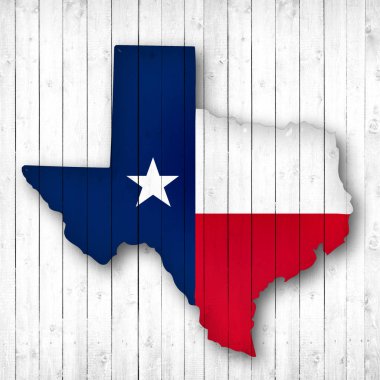 Texas arka plan kopya alanı için metin - 3d çizim ile    